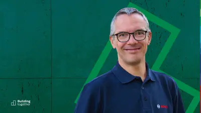 Christoph Vieregge, Portfolio manager and expert for fire alarm systems at Bosch Energy and Building Solutions, portrait