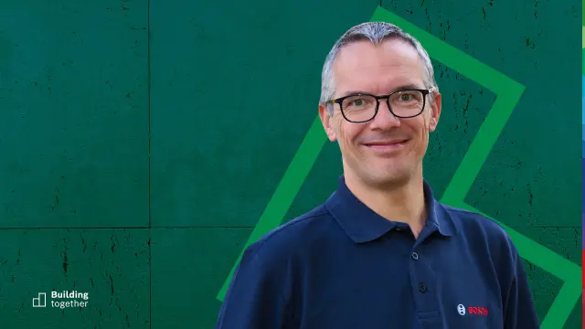 Christoph Vieregge, Portfolio manager and expert for fire alarm systems at Bosch Energy and Building Solutions, portrait