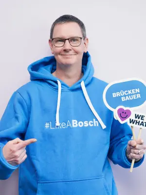 Matthias Hildebrandt, Shift Manager at Bosch emergency call and service control center Magdeburg, Germany, portrait