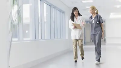 Krankenhaus von innen mit Smart Hospital Integration