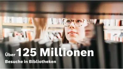 Über 125 Millionen Besuche in Bibliotheken