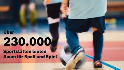 Über 230.000 Sportstätten bieten Raum für Spaß und Spiel