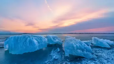 Schmelzende Gletscher - ein klimaneutrales Unternehmen hilft den Klimawandel zu verhindern - Bosch Building Technlologies