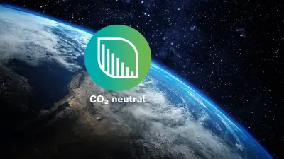 Der Planet Erde aus dem Weltall fotografiert mit Eco-Signet