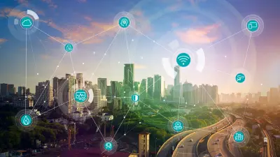 City with connected buildings from Bosch