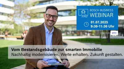 A Facility Manager in front of an re-furbished Commercial Building