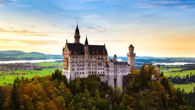 Panorama des Schlosses Neuschwanstein