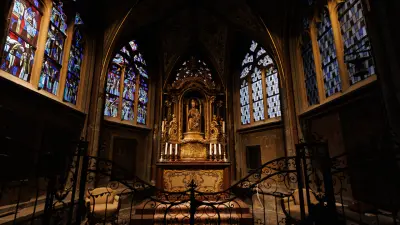 Aachen Cathedral Chapel, interior view