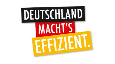 Kampagnenlogo „Deutschland macht’s effizient“ 