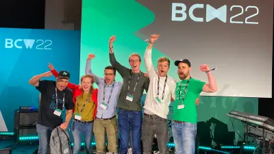 The winners of the 2022 building hackathon.