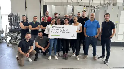 HÄRTHA Group: Bosch Climate Solutions employees and team, group photo during a workshop