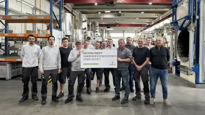 HÄRTHA Group: Bosch Climate Solutions employees and team, group photo during a workshop