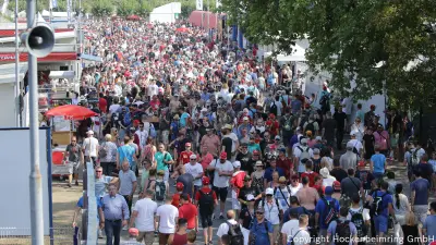 Copyright: Hockenheimring GmbH. The video solution also helps monitor and ensure the safety of the crowds of visitors.