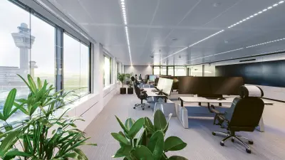 The new control room, dubbed the “Airport Operations Center” (APOC), at Schiphol Airport
