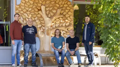 Team from Bosch and Sozialwerk Breisgau, group picture