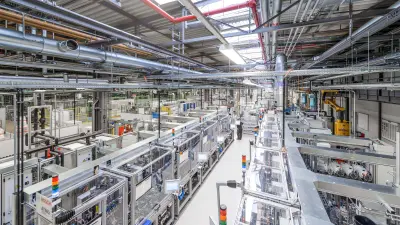 Innenaufnahme Produktionshalle