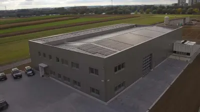 Außenansicht des Rechenzentrums der Hartl Group