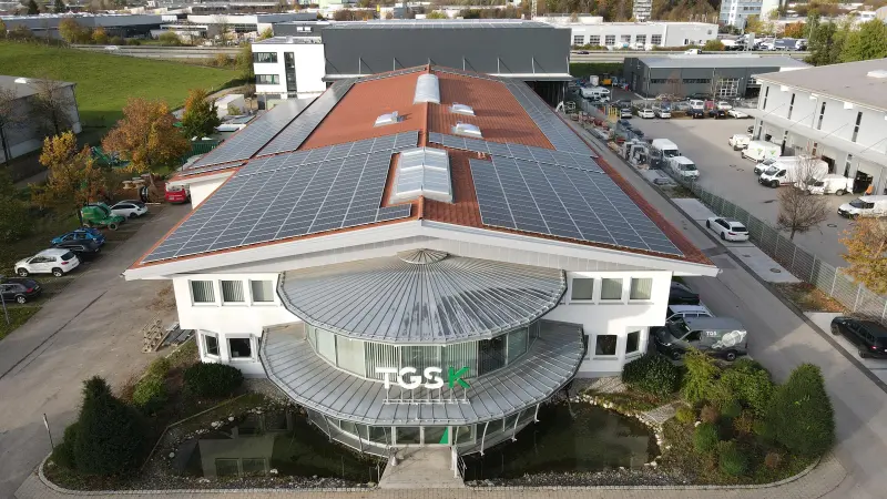 Außenansicht der TGSK Firmenzentrale