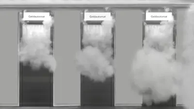 Vernebelung Bankautomaten