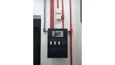 Brandmeldcentrale bij Umicore