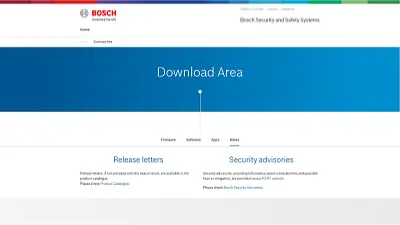 Apps Tools Bosch Security and Safety Systems I North America