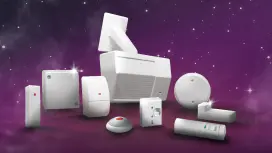 A night sky with the portfolio of Bosch intrusion specialty sensors and detectors 