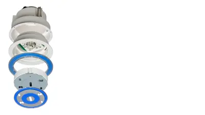 Panoramica dei vari componenti del rivelatore serie 500