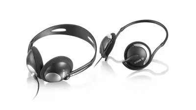 A composition of two headsets