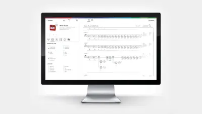 monitor waarop het programma Safety Systems Designer draait