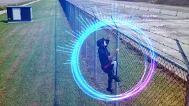 intruder climbing fence
