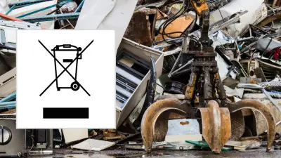 Rifiuti elettrici ed elettronici con simbolo RAEE